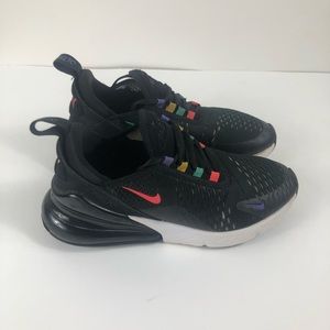 Nike Air Max 270 CJ6969-001 Black Gently Used Size 5.5y Women Size 7